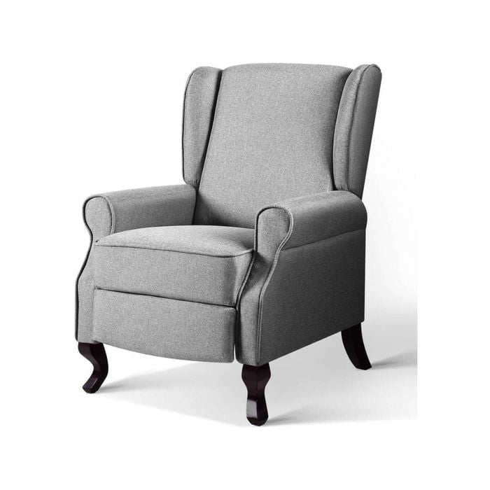Artiss Recliner Chair Fabric Grey