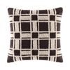 Kas Australia Chuck Filled Cushion Decor Square 50x50cm - Black