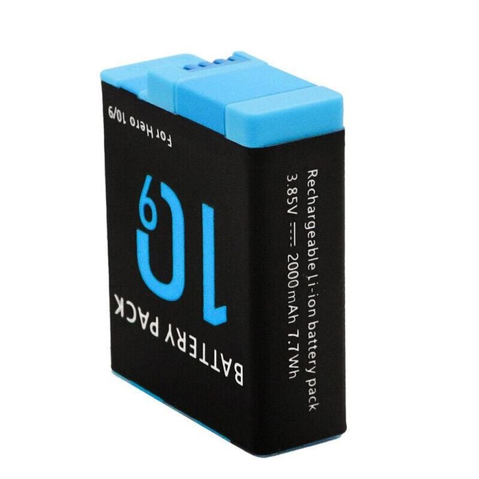 2000mah Gopro Rechargeable Battery For Hero 9 Hero10 Black Slr Sport Camera