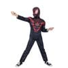 Miles Morales Deluxe Halloween Costume Child Spider-Man Suit with Muscles and Mask, 9-10-YRS