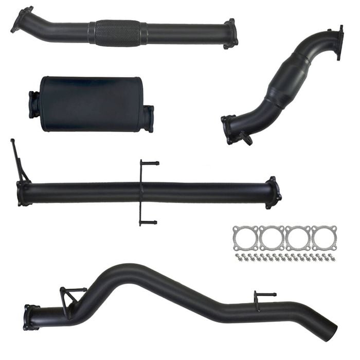 Ignite Exhausts Turbo Back For Mitsubishi Ml Triton 3.2l 3" Cat & Muffler 409 Stainless Steel