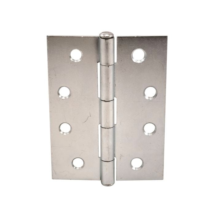 Zenith 100mm Zinc Plated DURAsmooth Butt Hinge Loose Pin