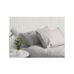 Sheraton Luxury 1000tc Cotton Rich Queen Bed Sheet Set Dove Grey