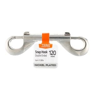 Taskmaster 9 x 120mm Nickel Double Ended Snap Hook