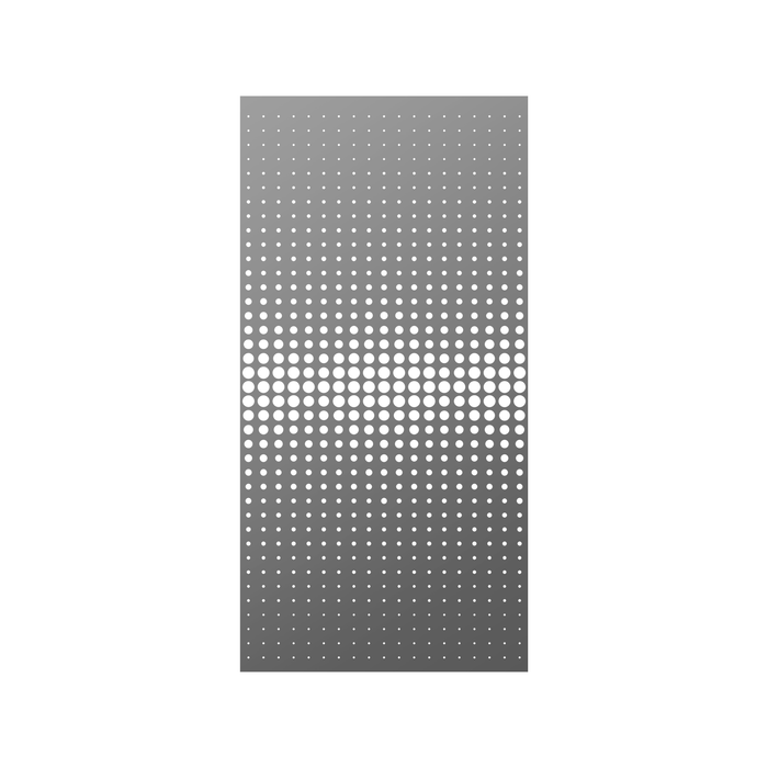Walpix 1800 x 900 x 0.95mm Perforated Pre-Painted Metal Flat Profile Vision Decorative Screen