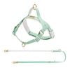 Lolopaws Waterproof PVC Dog Harness & Leash Set Green XS