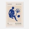 Galrie Papiers Découpés H. Matisse Art Print Blue Silhouette (1955), Poster Only, A1 60 x 84cm (23 x 33inch)