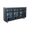 Exquisite Three Glass Doors Underbench Storage Refrigerators 570 Litre