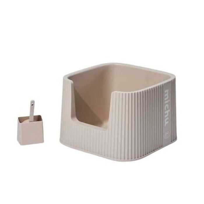 Michu XXL Kaia Deluxe Cat Litter Box - Spacious Design Boba