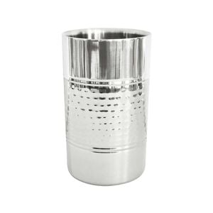 J.elliot Home Alfie 12x18cm Wine Cooler - Hammered Chrome