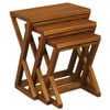 Centrum Furniture Manhattan Nesting Table - Set of 3 - Light Pecan
