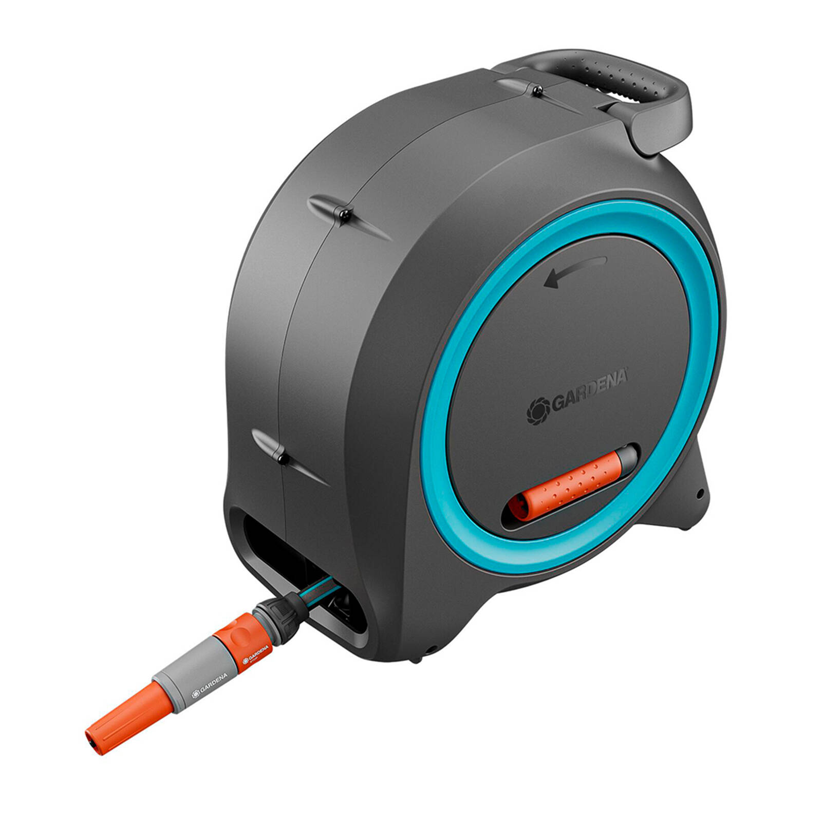 GARDENA 25m Dual 2 In 1 Hose Reel M-L 18695-28