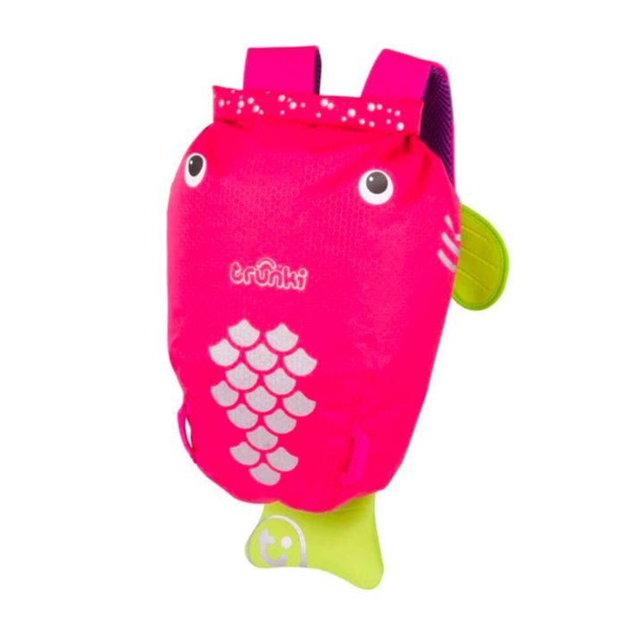 Trunki Paddlepak Waterproof Swim Backpack - Flo The Pink Fish