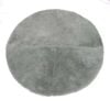 Naturally Sheepskins Grey Round Lambskin Play Mat / Tummy Time Rug