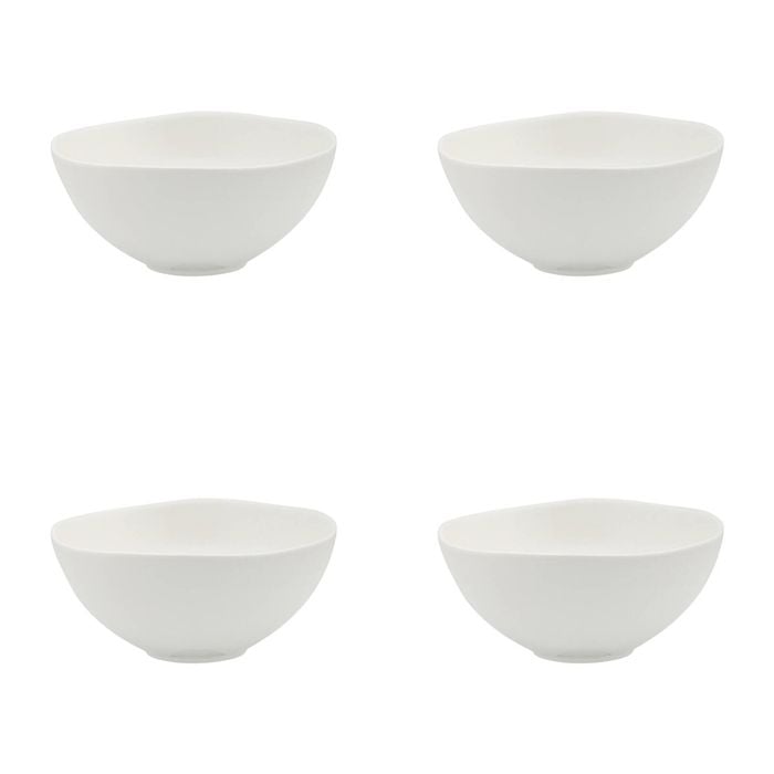 4PK Ecology Elegant Kitchenware Porcelain Haven Noodle Bowl 18cm
