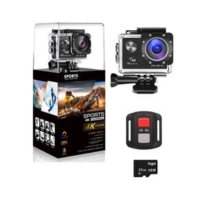 BDI 4K HD Sports Action Camera with WiFi & 32GB TF Card