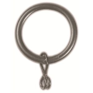 Windoware Cafe Rod Rings 19mm Satin Chrome Metal 10pk