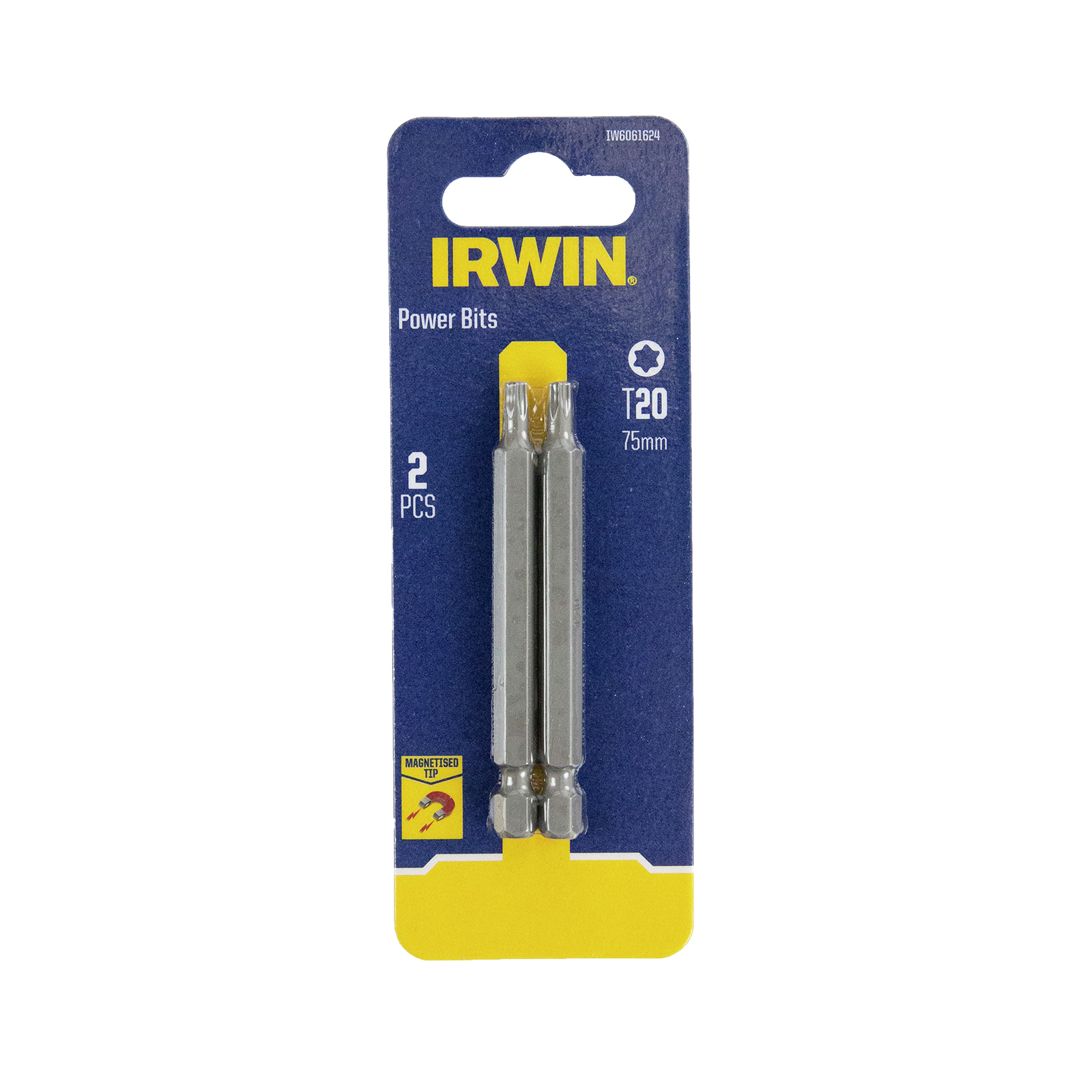 IRWIN 75mm T20 Magnetic Power Bit 2 Pack Bunnings Australia