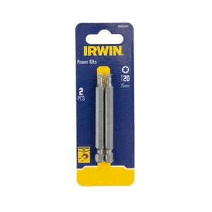 IRWIN 75mm T20 Magnetic Power Bit - 2 Pack