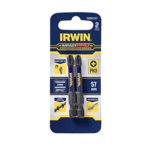 Irwin Impact Pro Performance 57mm PH3 - 2 Pack