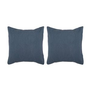 2pk Bambury Tide Jacquard European Pillowcase Denim Home Bedding 65x65cm