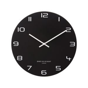 One Six Eight London  Nero 40cm Silent Wall Clock