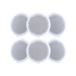 Giantz 6 Inch Ceiling Speakers In Wall Speaker Home 6pcs