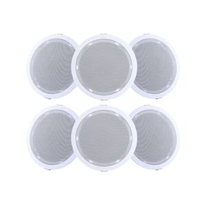 Giantz 6 Inch Ceiling Speakers In Wall Speaker Home 6pcs