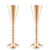 VEVOR 43cm Tall Wedding Flower Vase Gold Metal Trumpet 10PCS for Tables