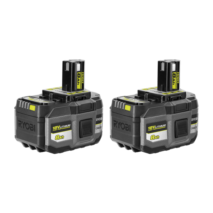 Ryobi 18V ONE High Performance 8.0Ah Twin Battery Pack RB188080X Bunnings Australia