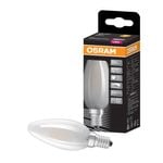 Osram Filament Candle SES LED 470lm Cool White 4W Frosted Dimmable Light Globe - 1 Pack