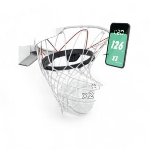 Decathlon - Smart Basketball Hoop With Mini-Games - Decathlon Basketball Play - One Size