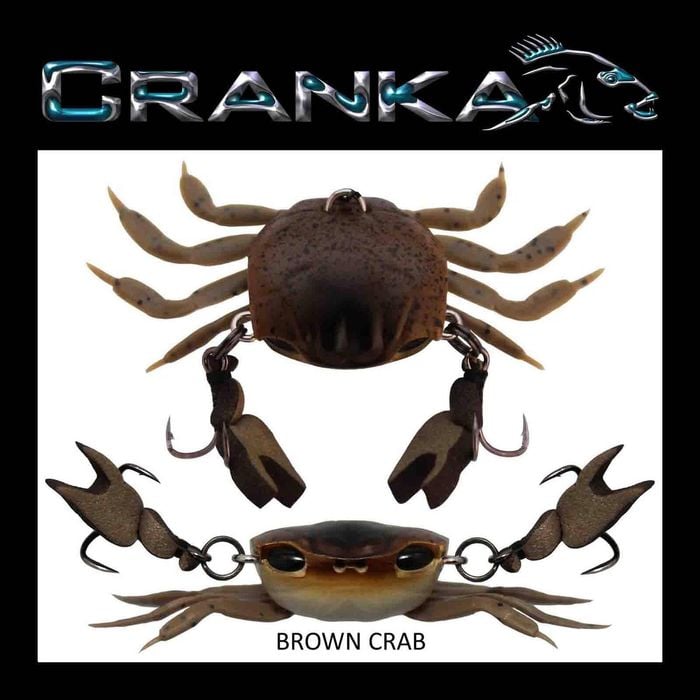 Cranka Crab Light 3.9g Hard Body Fishing Lure Brown Crab