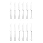 Tablekraft Elite Stainless Steel Steak Knives - Set 12