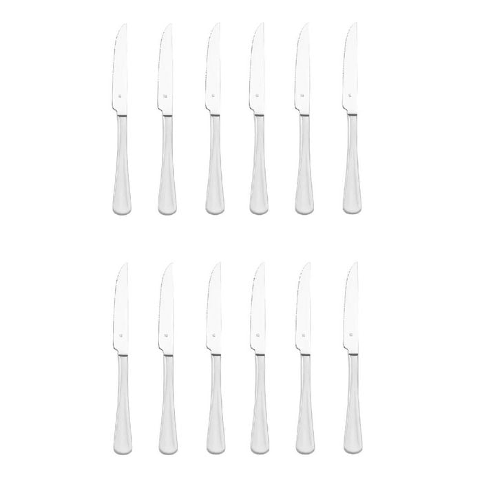 Tablekraft Elite Stainless Steel Steak Knives - Set 12