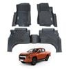 AUSGO Car Floor Mats for Mitsubishi Triton MQ MR Series Dual Cab 2015-2024 All-Weather Floor Liners