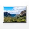 Valley with Mountains  Print 100% Australian Made 120x90cm  (Poster)