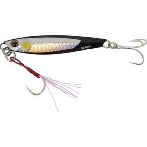 Majorcraft JigPara Short 50g Metal Fishing Jig 59 Edge Black Silver