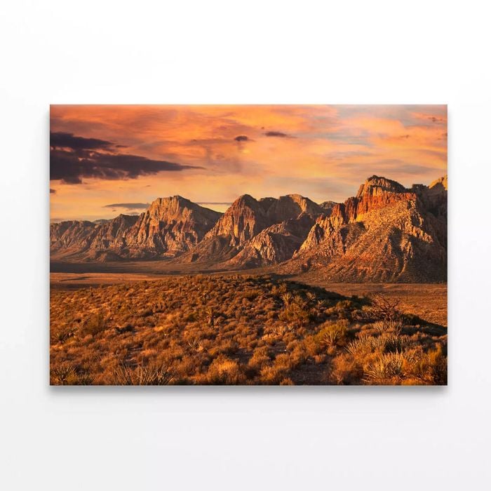 Cliffs of Rock with a Sky  Print 100% Australian Made 150 x 100cm  (Stretched)
