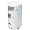 SK Designer Living | Replica Anna Castelli Ferrieri Componibili Round Storage Unit 3 Tier - White