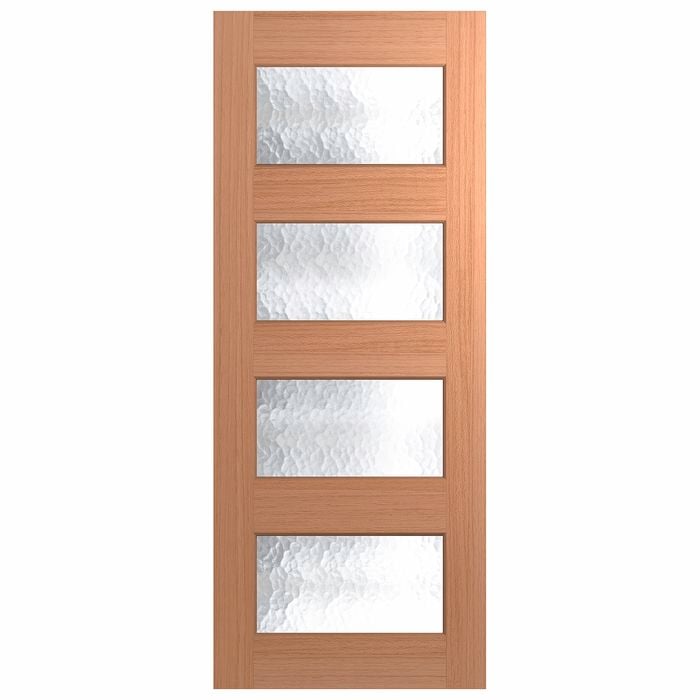 Hume 2040 x 820 x 40mm Entrance Door SPM Savoy Cathedral Glass XS24