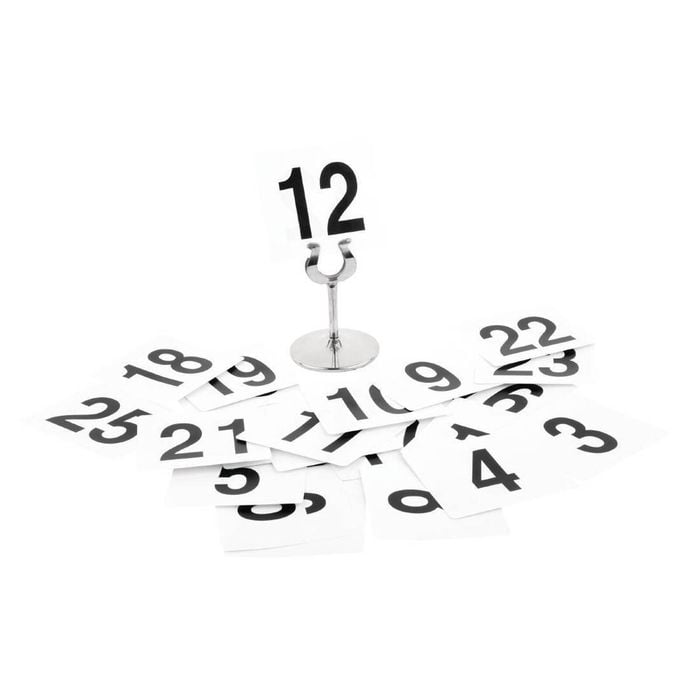 Olympia Table Numbers Set 1-25 Restaurant Cafe Catering Events