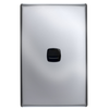 HPM Gun Metal / Black 1 Gang Linea Light Switch