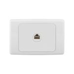 Deta Cat 6 Single Ethernet RJ45 Outlet