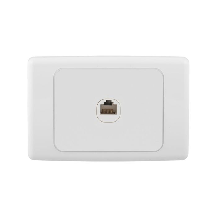 Deta Cat 6 Single Ethernet RJ45 Outlet