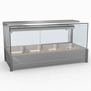 Bonvue Square Countertop Wet And Dry Bain Marie  - Hot Bain Marie (bm14sc)