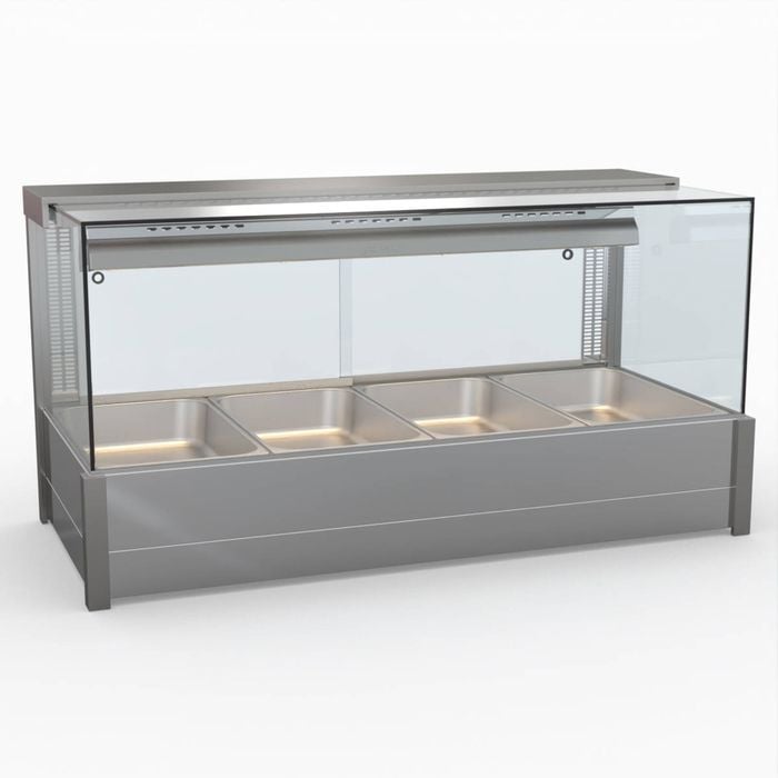 Bonvue Square Countertop Wet And Dry Bain Marie  - Hot Bain Marie (bm14sc)