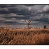 Old Windmills & Sunset Netherland  Print 100% Australian Made 90x60cm  (Poster)