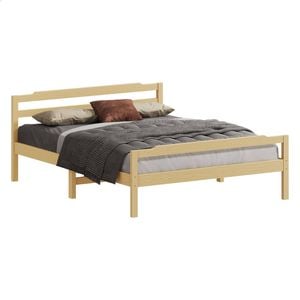 ALFORDSON Bed Frame Queen Oak