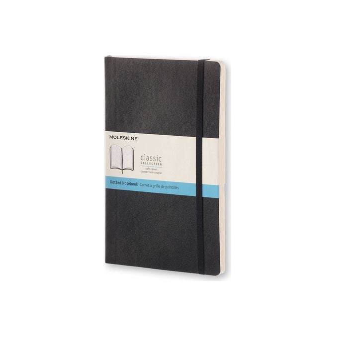 Moleskine Classic Dot Grid Soft Cover Notebook Office/student Journal L Black